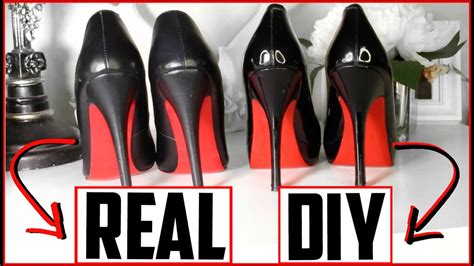 how to make fake red bottom shoes|replica red bottom shoes.